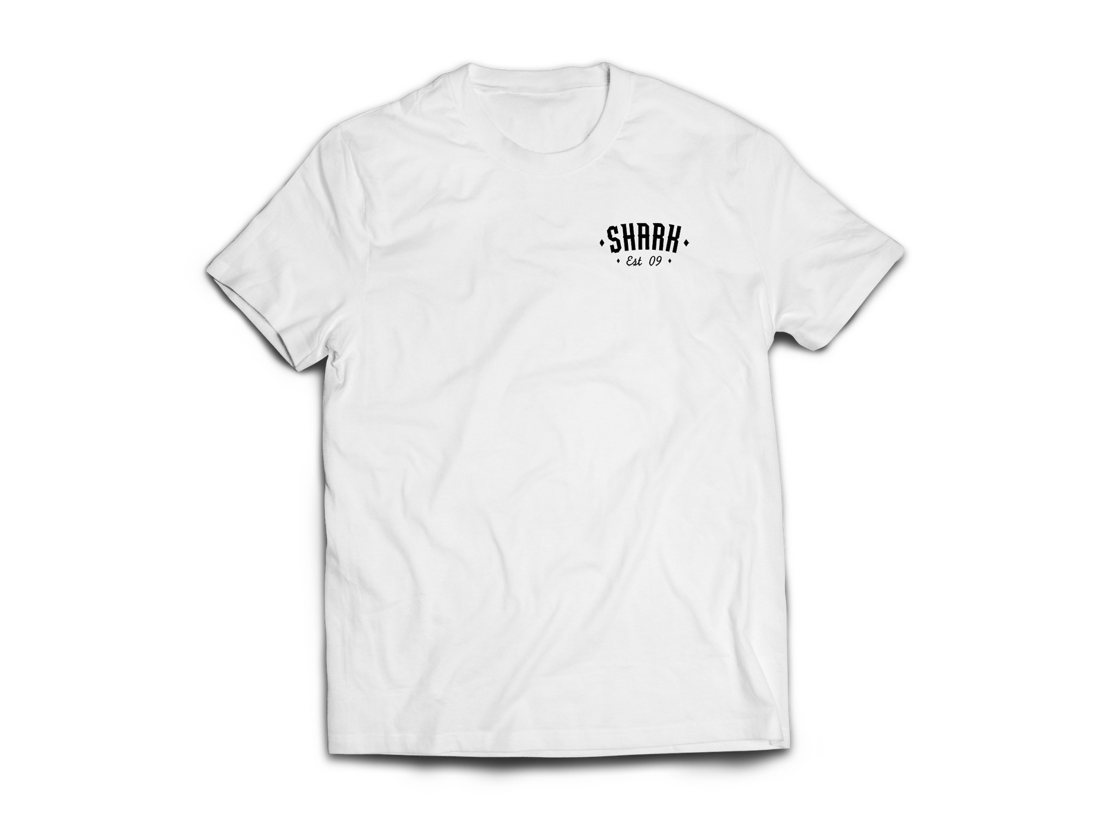 Shark Gamble White Tee