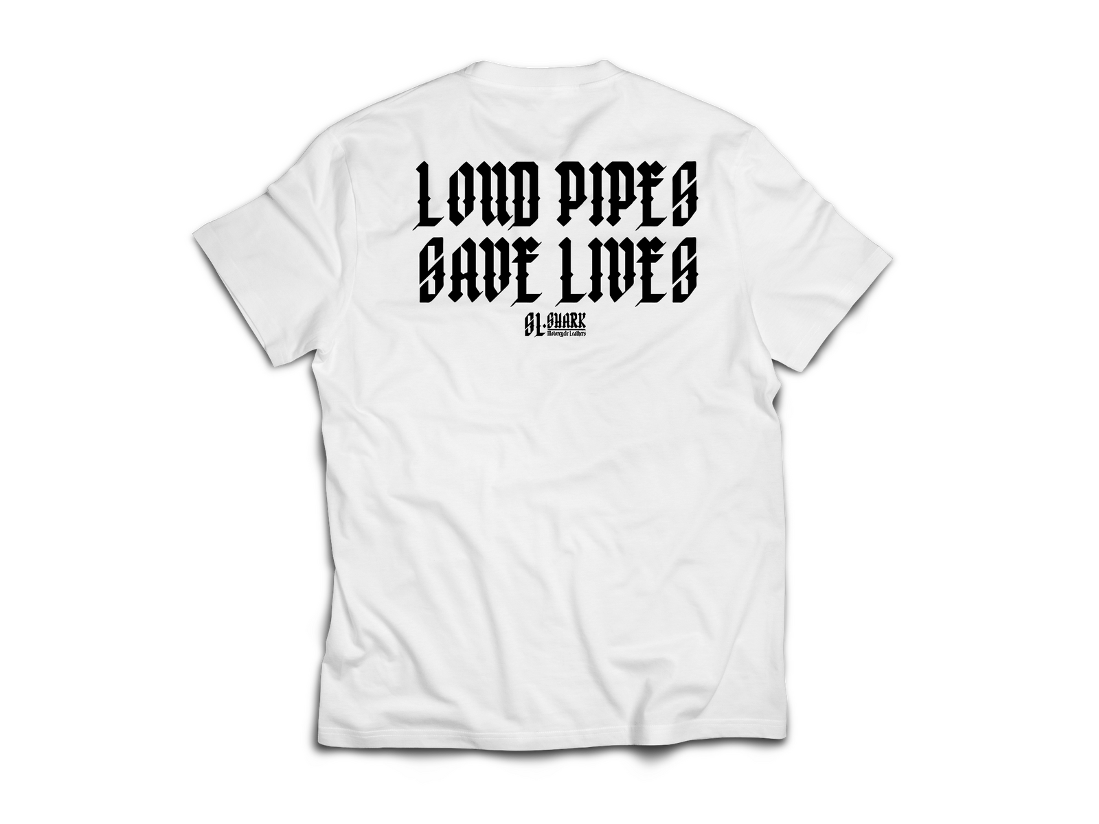 Shark Loud Pipes Tee White