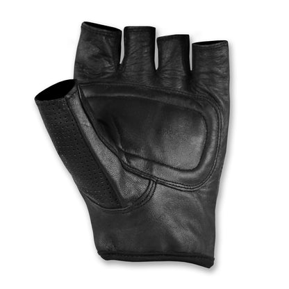 Shark Fingerless Leather Gloves