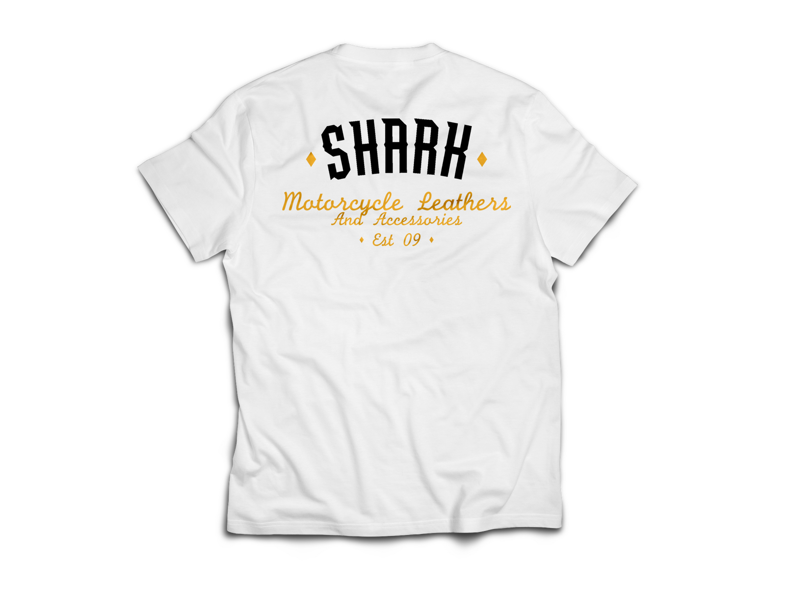 Shark Gamble Tee White/Yellow