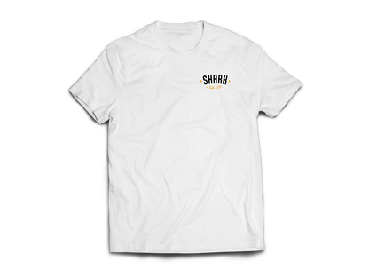 Shark Gamble Tee White/Yellow