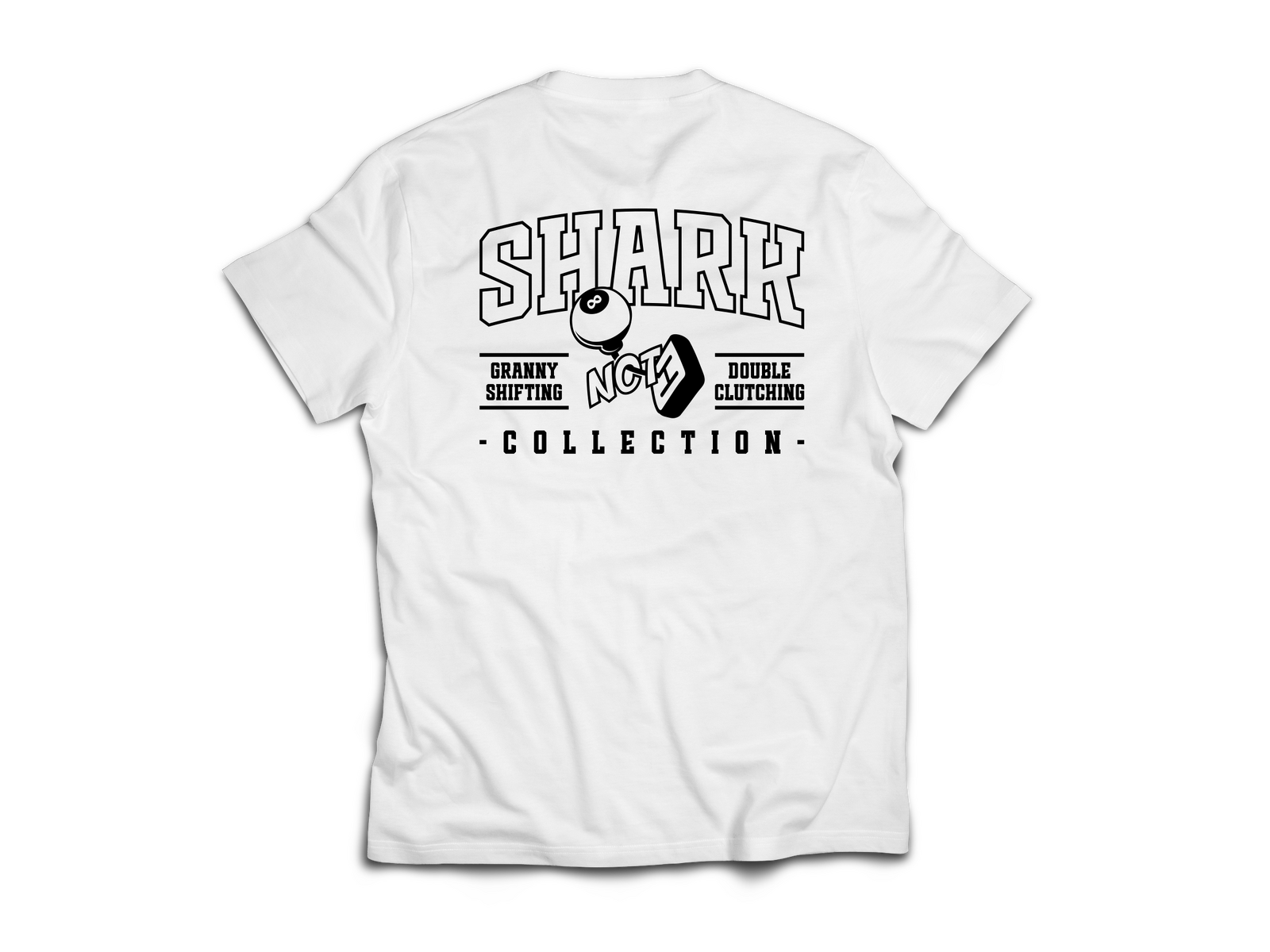 Shark Granny Shifting Tee White