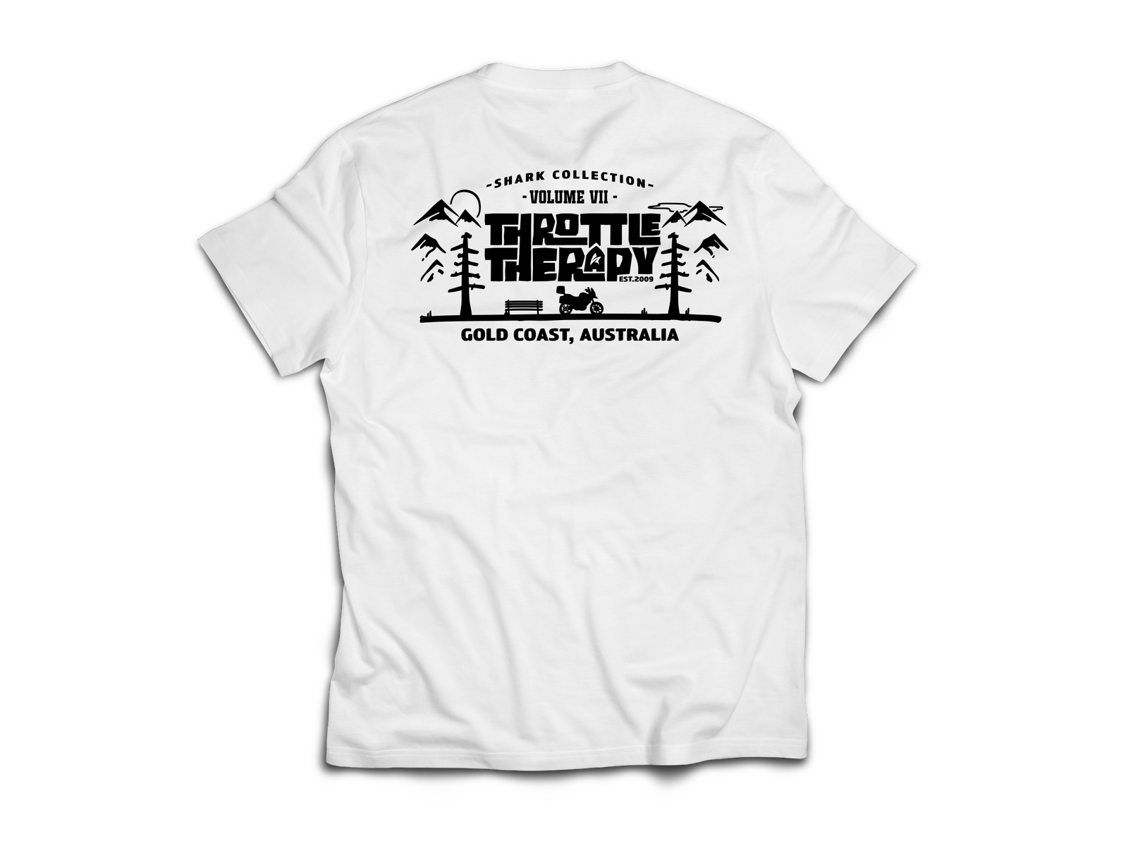 Shark Therapy Tee White