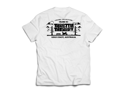 Shark Therapy Tee White